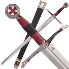 Crusader Sword Knights Of Heaven with black guard and pommel / 289